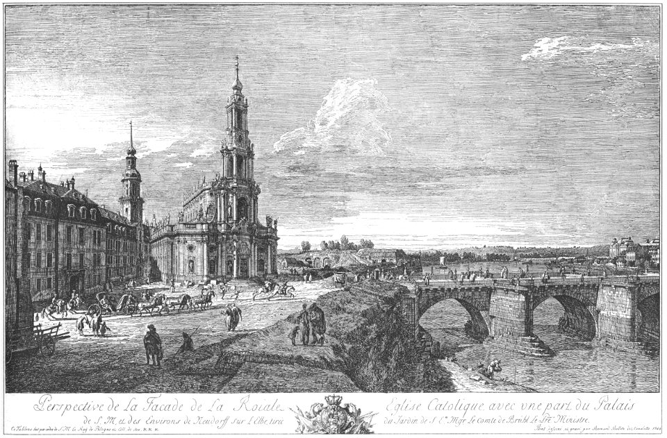 Bellotto Radierung Hofkirche