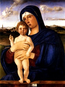 Giovanni bellini, madonna contarini. Free illustration for personal and commercial use.
