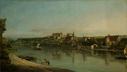 Bellotto - Pirna von Copitz aus, Um 1753-54, Gal.-Nr. 627