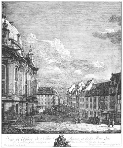 Bellotto Radierung Frauenkirche
