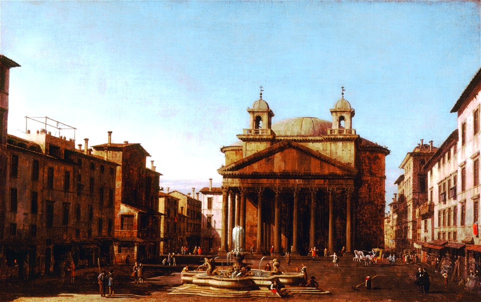 Bellotto - The Pantheon, c. 1742, 1957.141