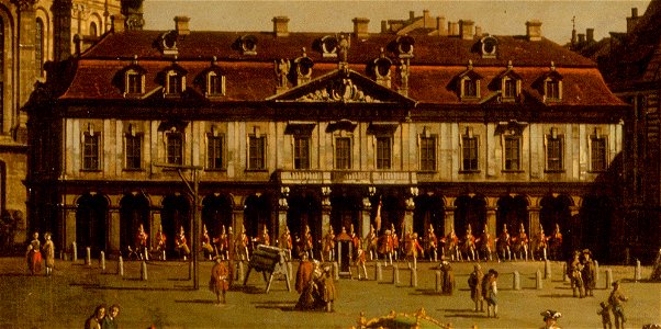 Bellotto, Bernardo - Neumarkt in Dresden Ausschnitt