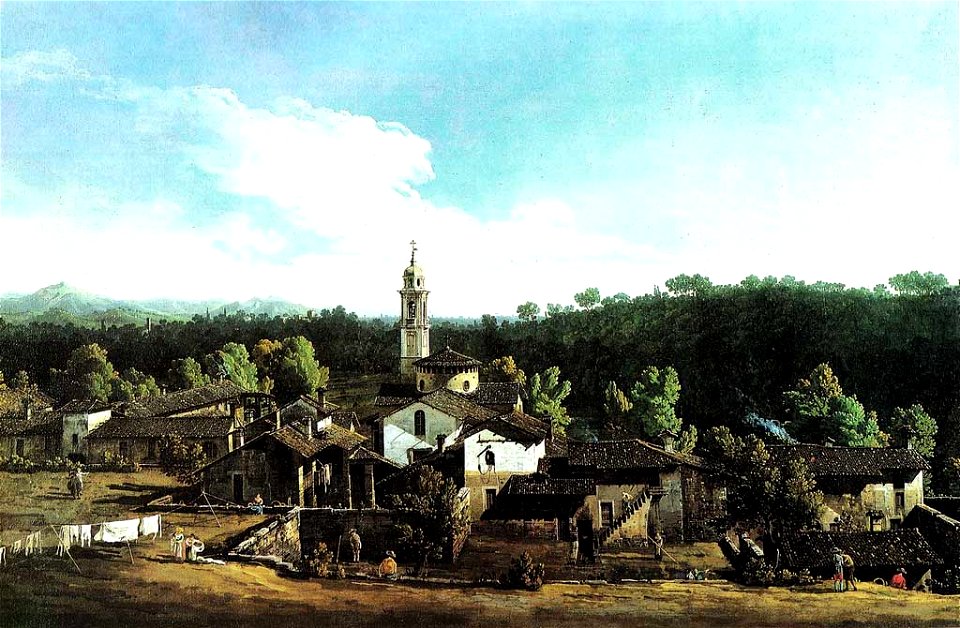 Bellotto - View of Gazzada