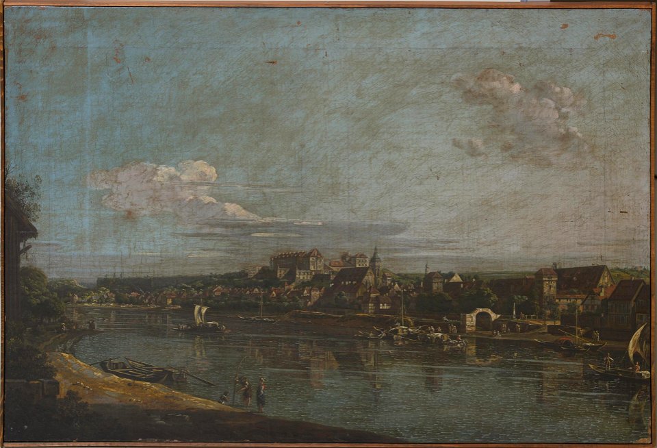Bellotto - View of Pirna, ГЭ-8727