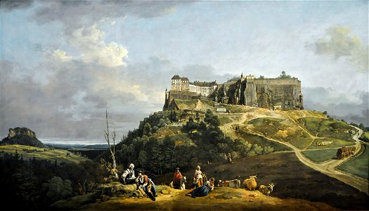 Festung Königstein 1756-1758 Canaletto