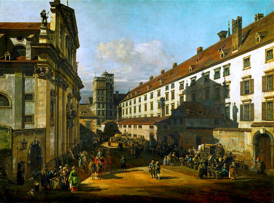 Bernardo Bellotto, called Canaletto - Vienna, Dominican Church