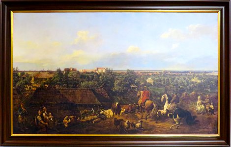 Bellotto Widok Ujazdowa i Łazienek