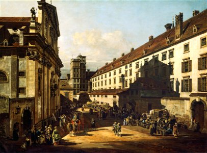 Bernardo Bellotto, called Canaletto - Vienna, Dominican Church - Google Art Project