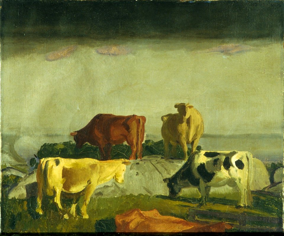 George Bellows - Five Cows (1919)