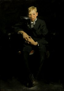 George Wesley Bellows - Frankie, the Organ Boy - Google Art Project. Free illustration for personal and commercial use.