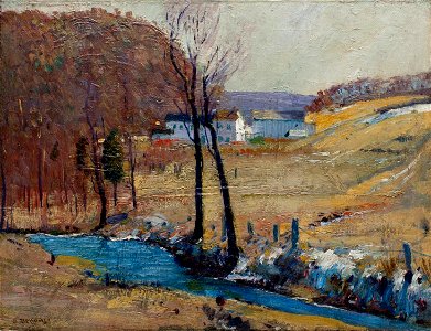 George Bellows - The Brook, 1909