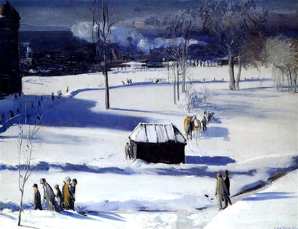 Bellows George Blue Snow the Battery 1910