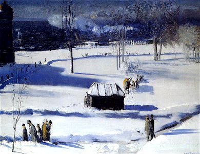 Bellows George Blue Snow the Battery 1910