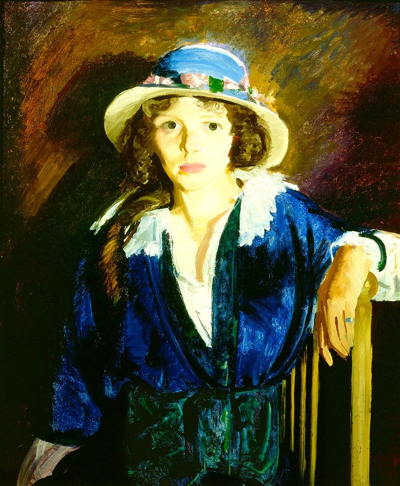George Bellows, Madeline Davis, 1914. Oil on panel, 76.2 x 63.5 cm (30 x 25 in.)
