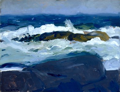 George Bellows - Rock Reef, Maine - Google Art Project