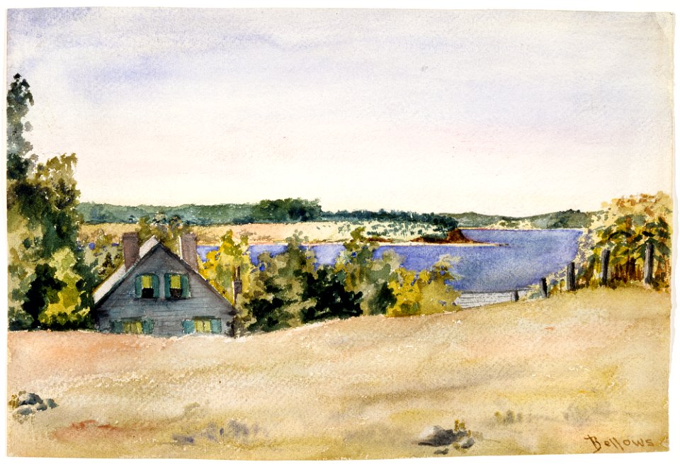 George Bellows - The Grove - Gardiner's Bay from Sag Harbor, 1899