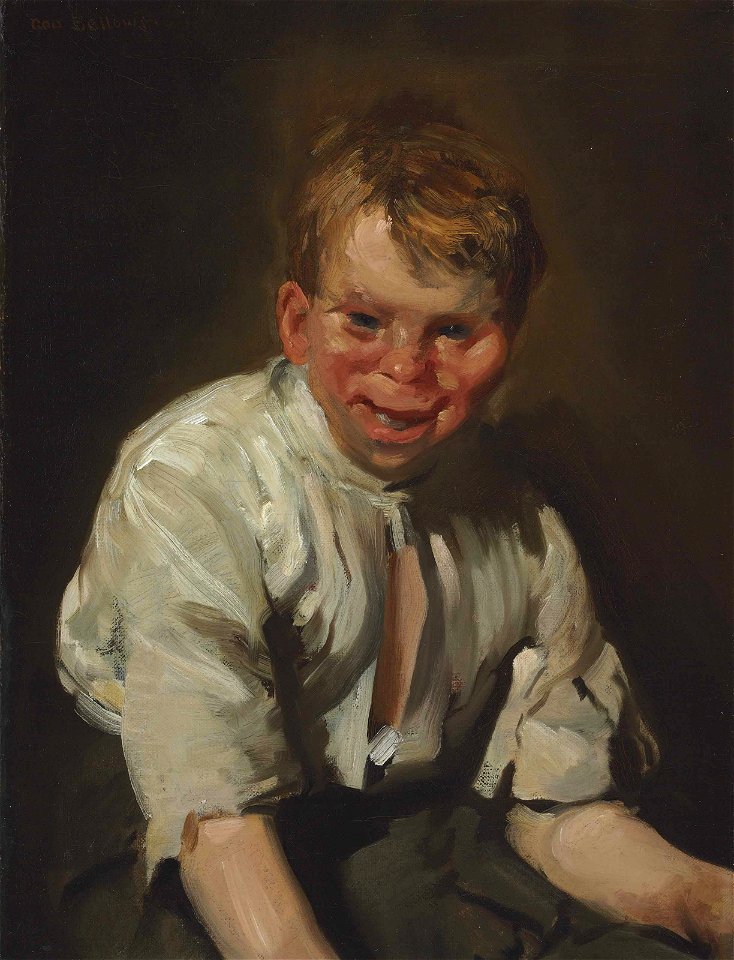George Bellows - Portrait of a Laughing Boy (1907)