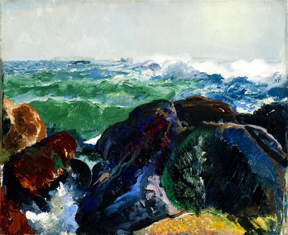 George Wesley Bellows - Monhegan Island, Maine (1913)