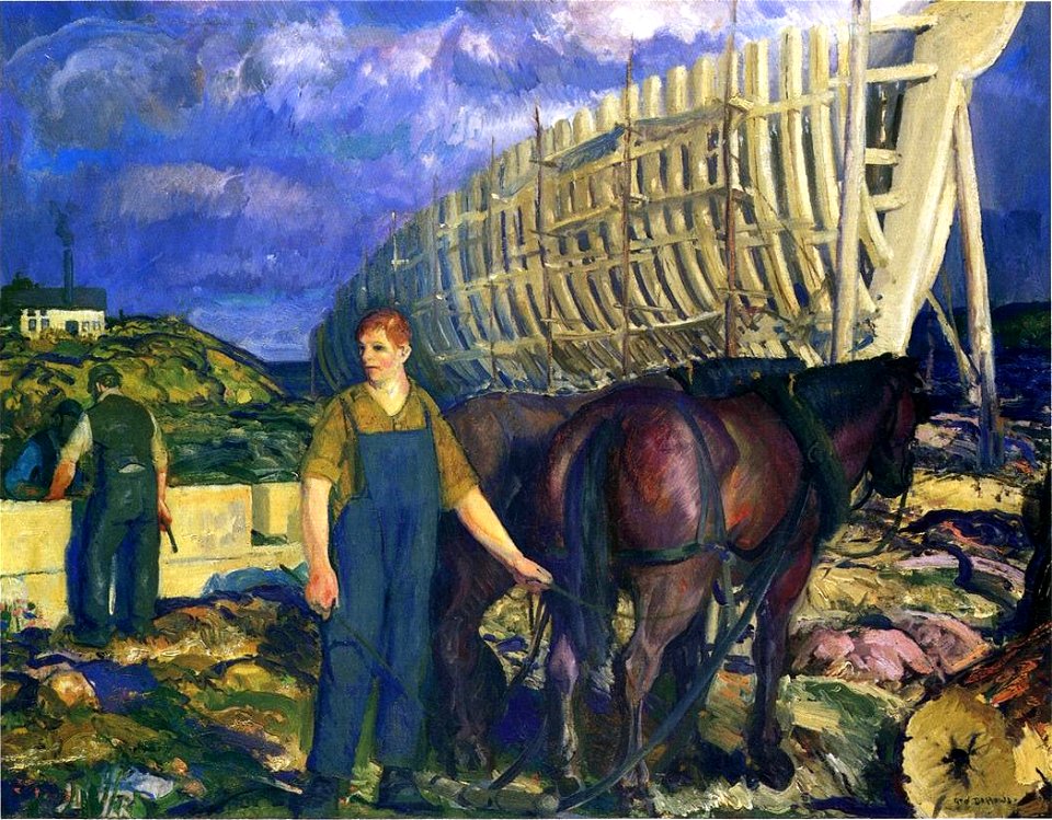 George Bellows - The Teamster (1916)