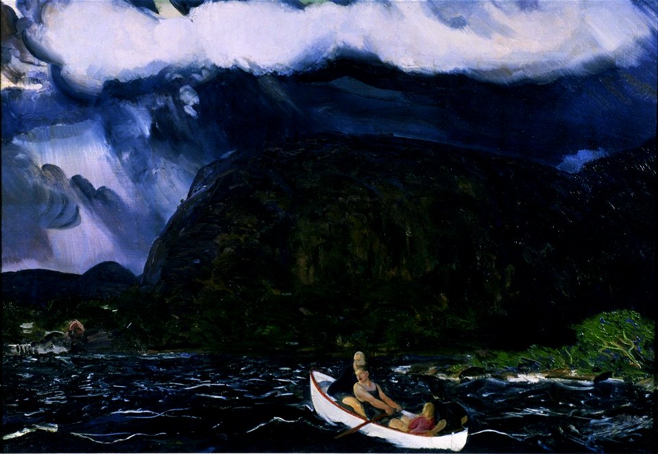 George Bellows - In a Rowboat, 1916