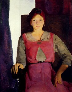 George Bellows - Garaldine Lee, No. 2 (1914). Free illustration for personal and commercial use.