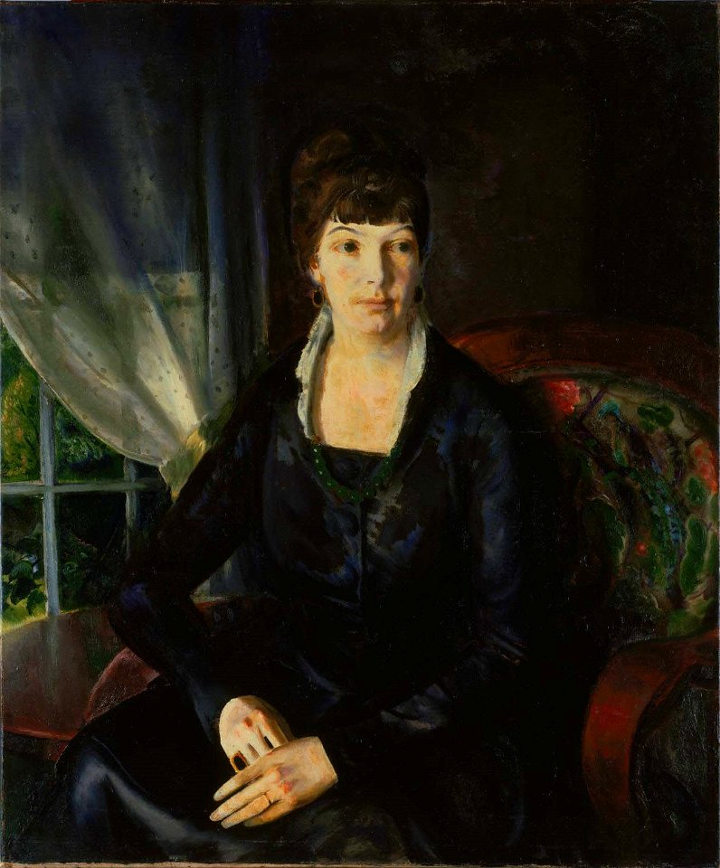 Bellows George Emma at the Window 1920