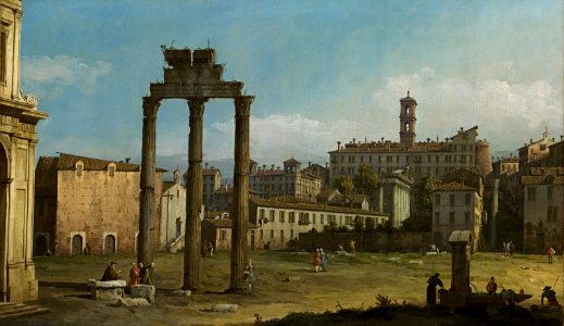 Bernardo Bellotto - Ruins of the Forum, Rome - Google Art Project