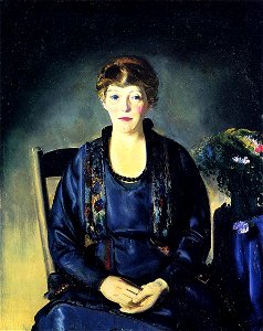 Portrait of Laura by George Wesley Bellows 1922. Free illustration for personal and commercial use.