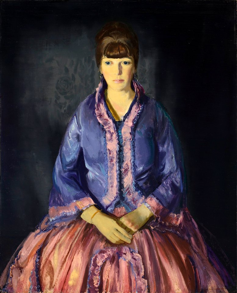 George Bellows - Emma in the Purple Dress (1919)