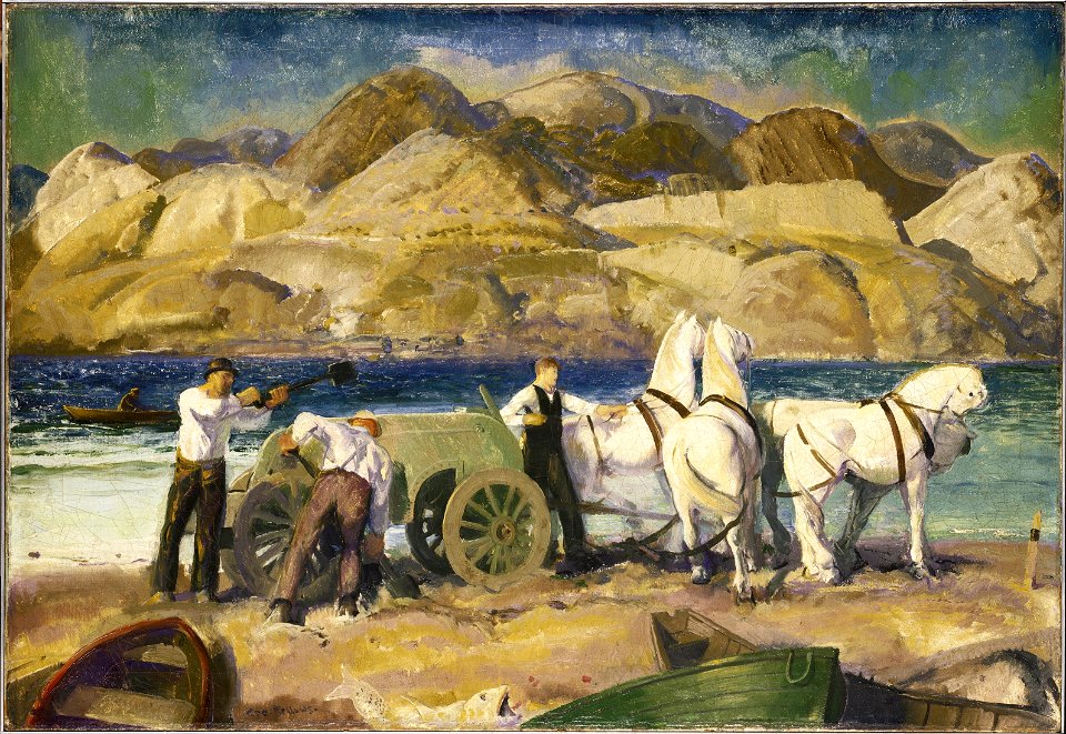 George Wesley Bellows - The Sand Cart - Google Art Project