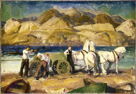 George Wesley Bellows - The Sand Cart - Google Art Project