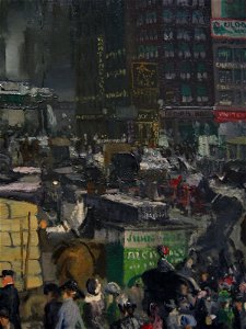George Bellows - New York (detail) 1
