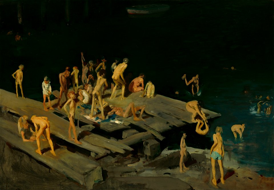 George Bellows - Forty-two Kids, 1907