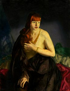 George Bellows - Nude with Red Hair (1920). Free illustration for personal and commercial use.