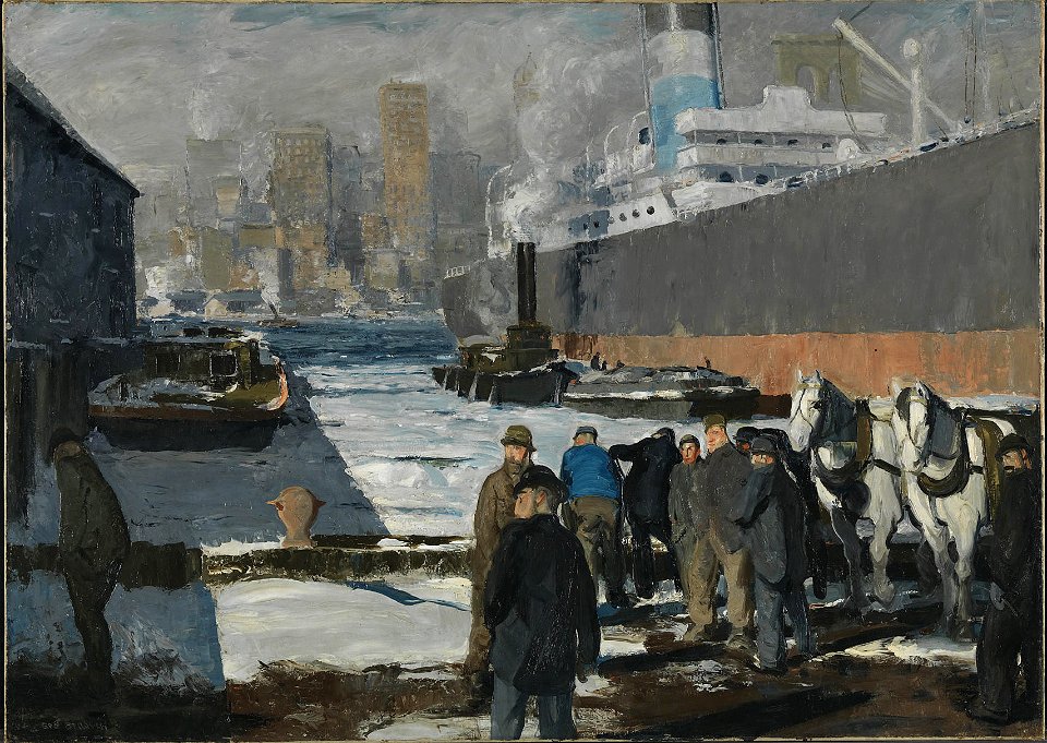 Men of the Docks by G Bellows
