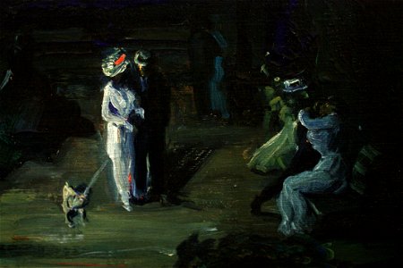 George Wesley Bellows - Summer Night, Riverside Drive (1909) detail 02