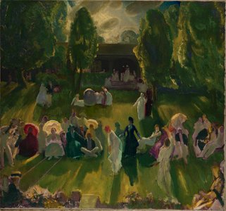 George Bellows - Tennis at Newport (1919)