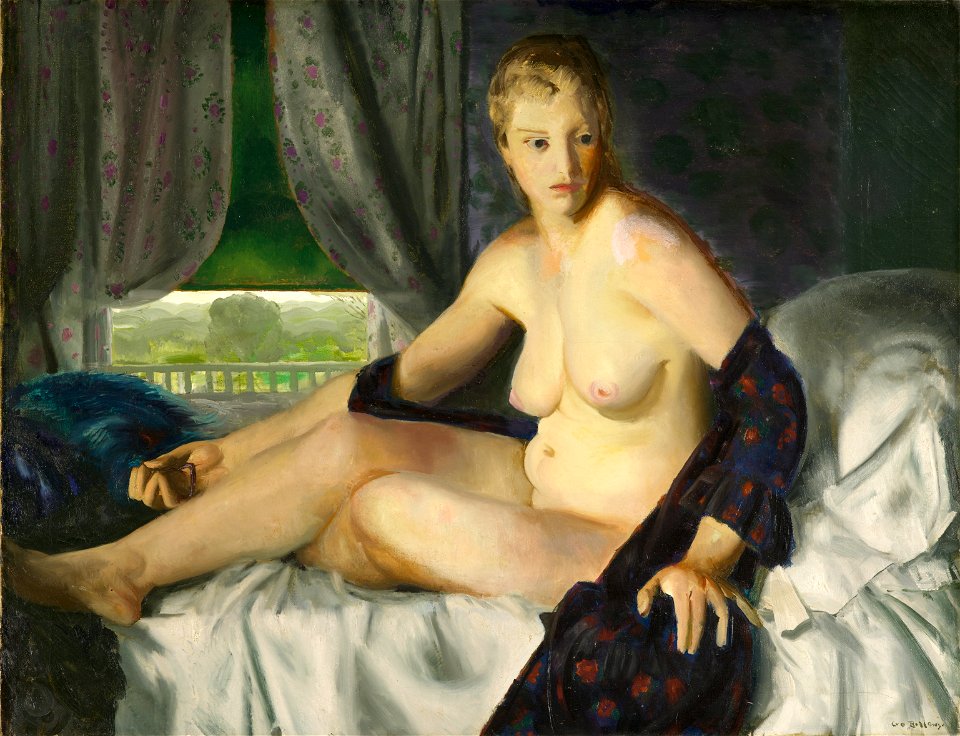 Nude with Fan - George Wesley Bellows - Google Cultural Institute