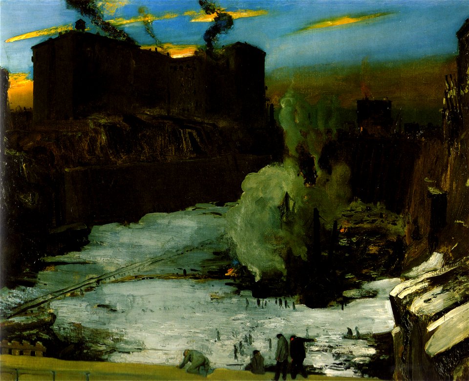 GW Bellows Aushubarbeiten für die Pennsylvania Station 1909