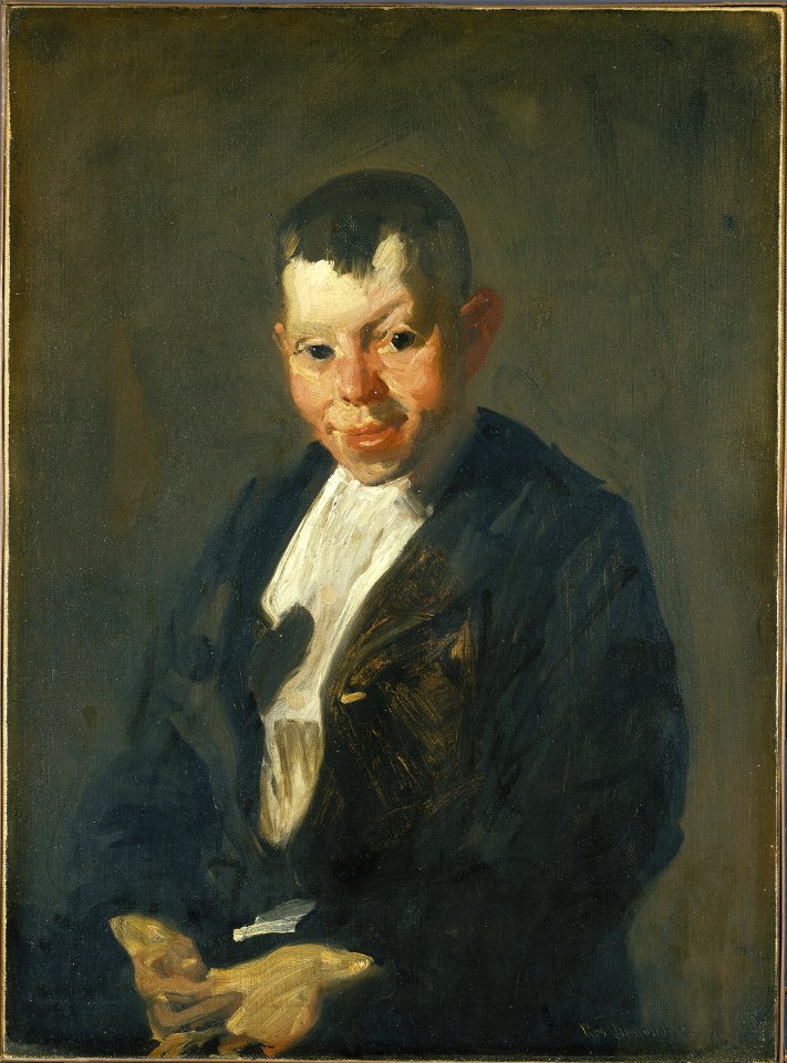 George Wesley Bellows - The Newsboy - Google Art Project