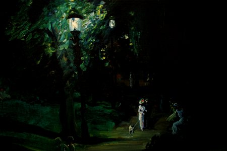 George Wesley Bellows - Summer Night, Riverside Drive (1909) detail 01
