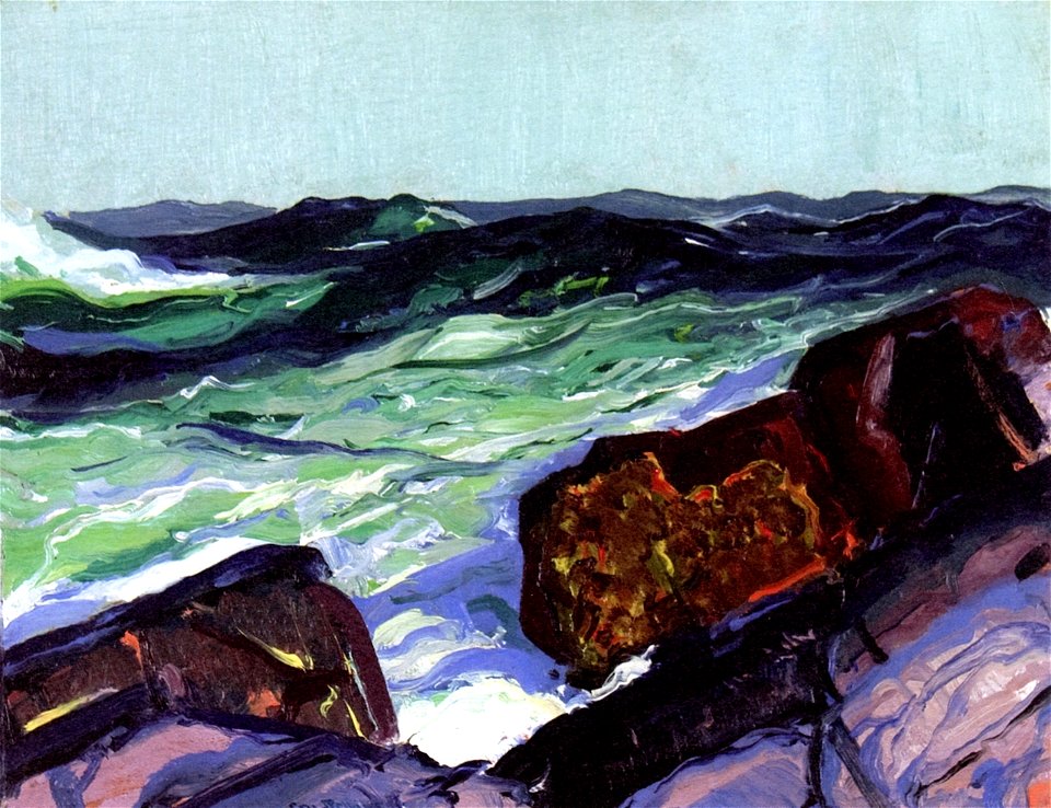 George Bellows - Iron Coast, Monhegan (1913)