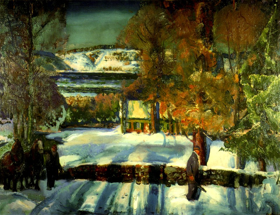 GW Bellows Straße im Winter 1912