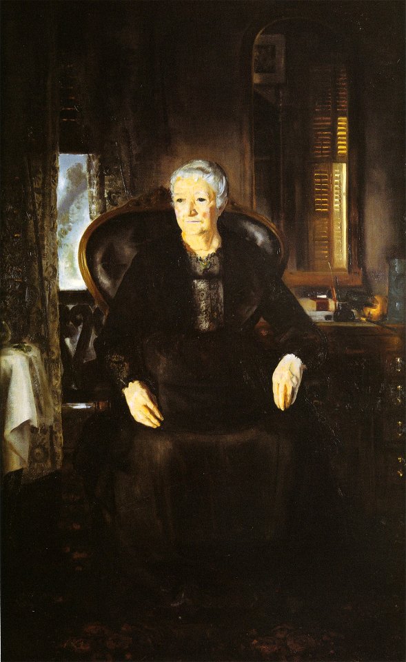 George Bellows - Portrait of My Mother No. 1 (1920)