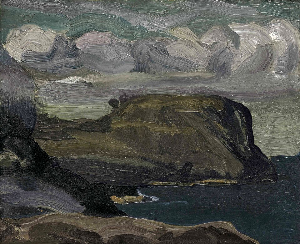 George Bellows - Rocks and Coast (1911)