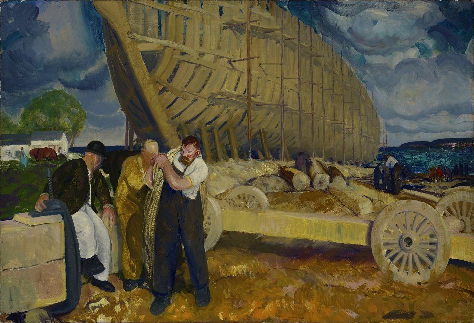 Builders of Ships by George Bellows 1916