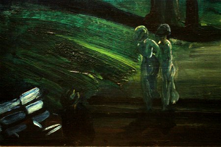 George Wesley Bellows - Summer Night, Riverside Drive (1909) detail 03
