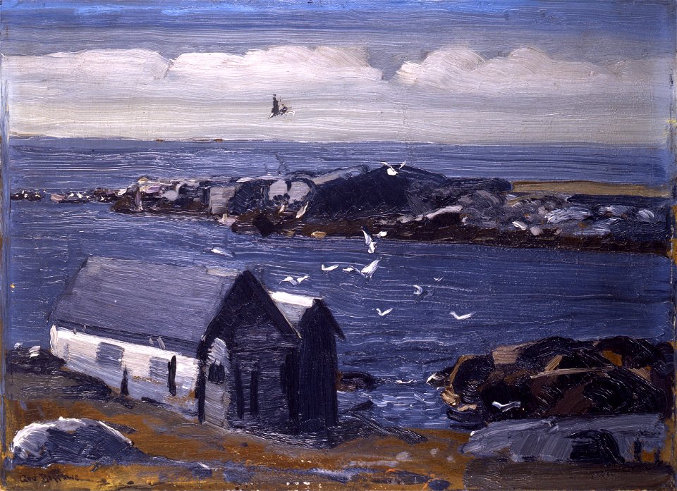 George Bellows - The Gulls, Monhegan