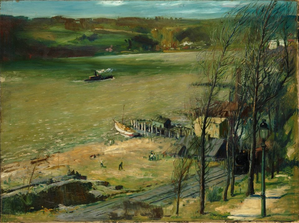 George Bellows - Up the Hudson (1908)