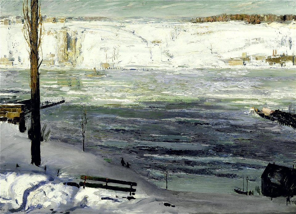 George Wesley Bellows - Floating Ice